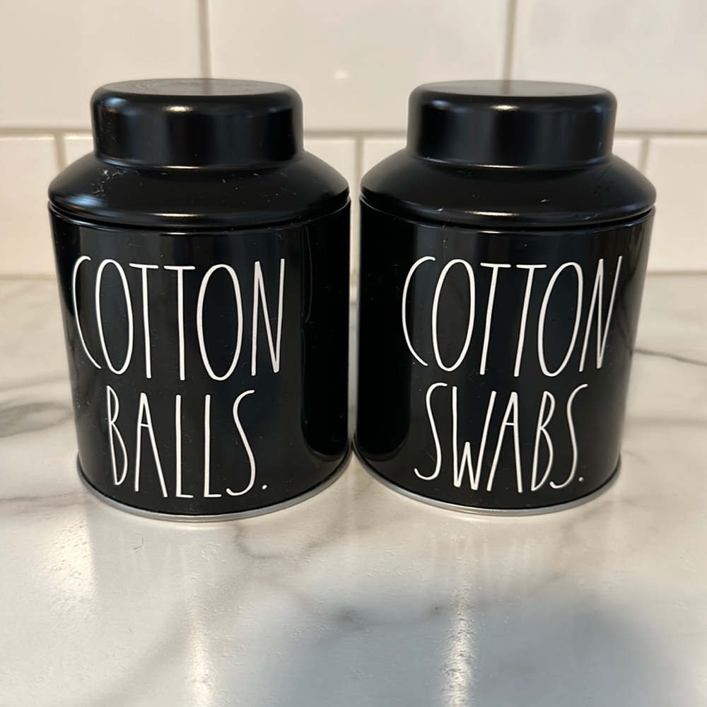Rae Dunn Metal Jars